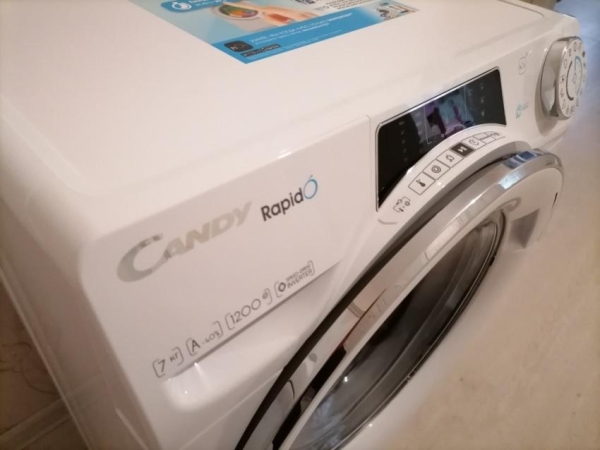 Стиральная машина Candy RapidO RO4 1276DWMC4-07 &ndash; полный обзор узкой стиральной машины