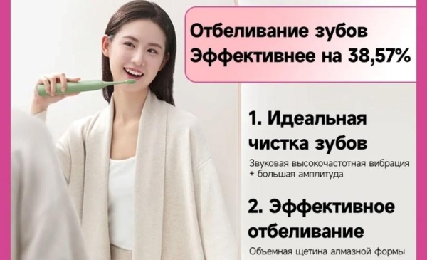 Новейшая электрическая зубная щетка Soocas D3 &ndash; обеспечиваем быстрый и простой уход за полостью рта