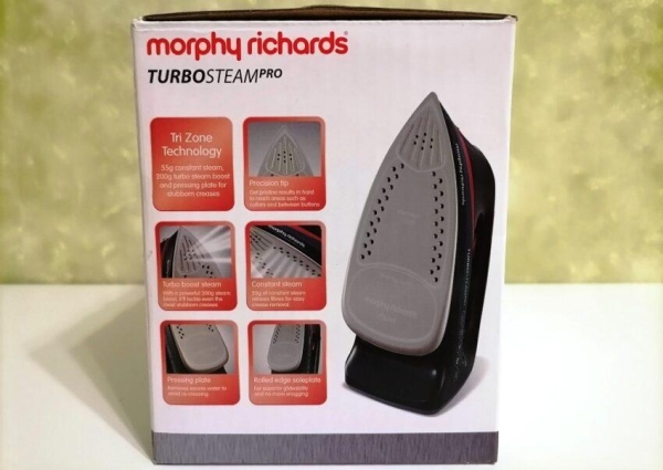 Morphy Richards Turbosteam Pro Electronic 303125 &mdash; полный обзор утюга, тестирование и выводы