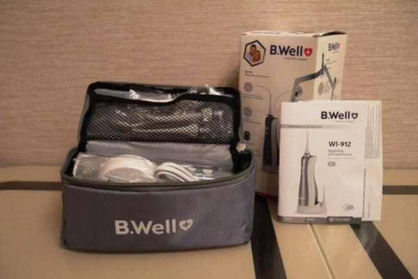 Ирригатор B.Well WI-912 &mdash; полный обзор портативного ирригатора