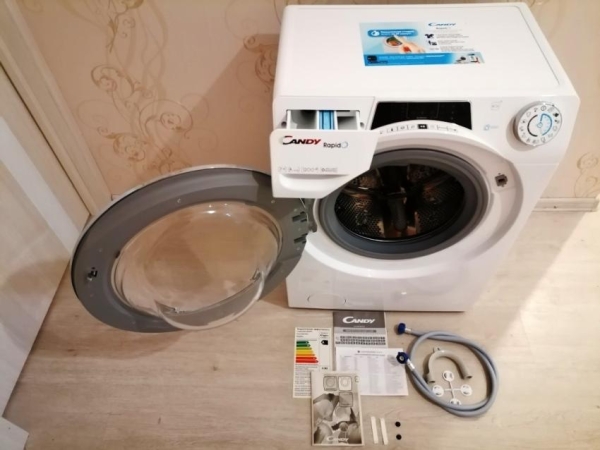 Стиральная машина Candy RapidO RO4 1276DWMC4-07 &ndash; полный обзор узкой стиральной машины