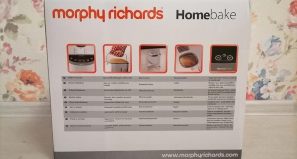 Хлебопечка Morphy Richards Homebake 502001 &mdash; полный обзор: цены, характеристики, отзывы