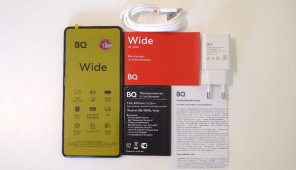 Обзор смартфона BQ-6868L Wide от BQ (промокод на телефоны BQ &mdash; 10%!)