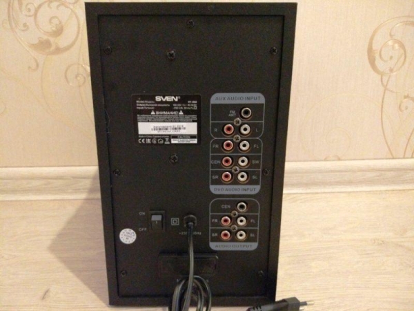 Sven HT-202 &mdash; полный обзор акустической системы 5 в 1