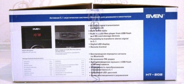 Sven HT-202 &mdash; полный обзор акустической системы 5 в 1