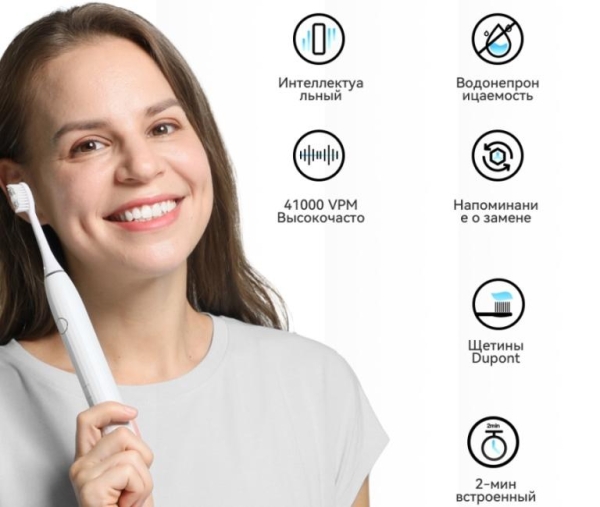 Обзор зубной щетки Nandme NX8000 &mdash; промокод и подарок внутри