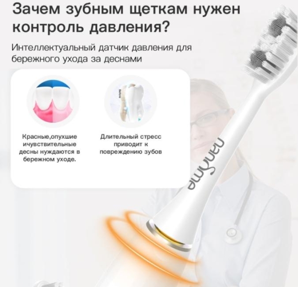 Обзор зубной щетки Nandme NX8000 &mdash; промокод и подарок внутри