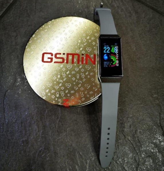 GSMIN B3 &mdash; обзор фитнес браслета с измерением пульса и давления